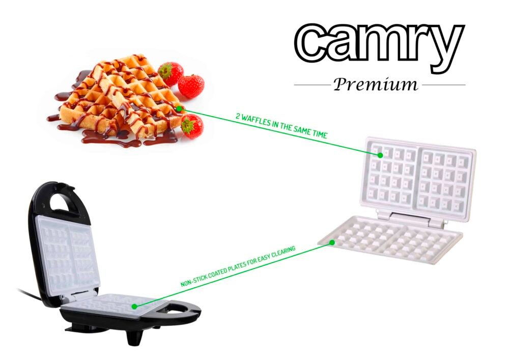 Camry CR 3019 Waffle maker 700 W - Image 4