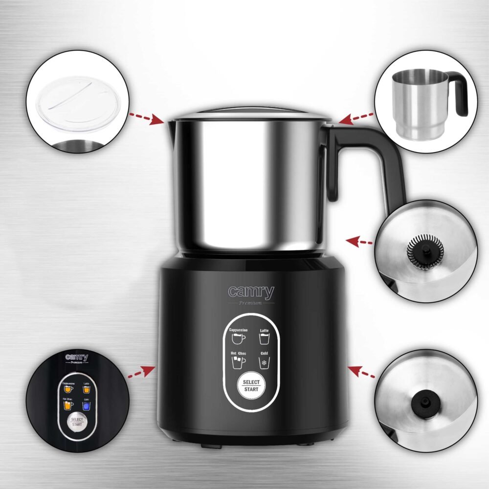 Camry CR 4498 Milk frother - frothing and heating - Image 4