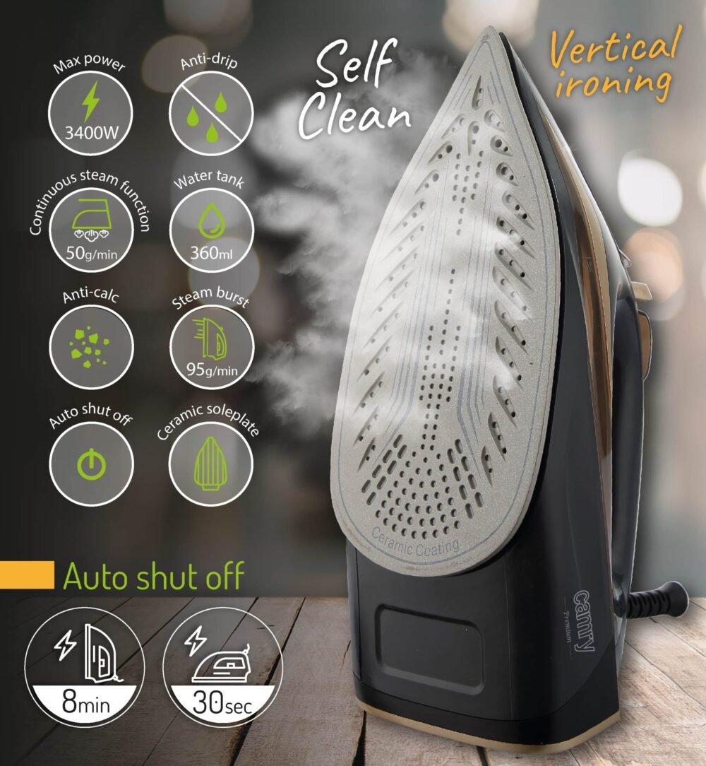 Camry CR 5036 Steam iron 3400W - Image 2
