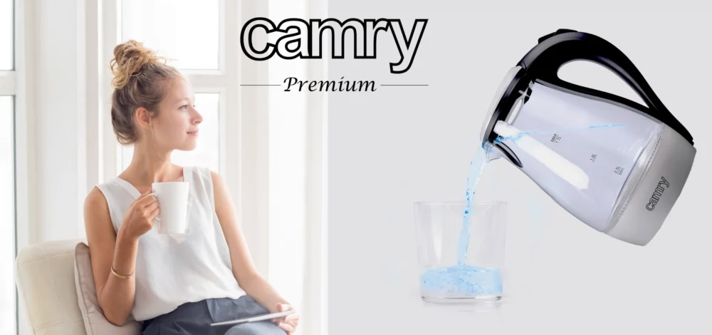 Camry CR 1251w Kettle glass 1,7 L - Image 2
