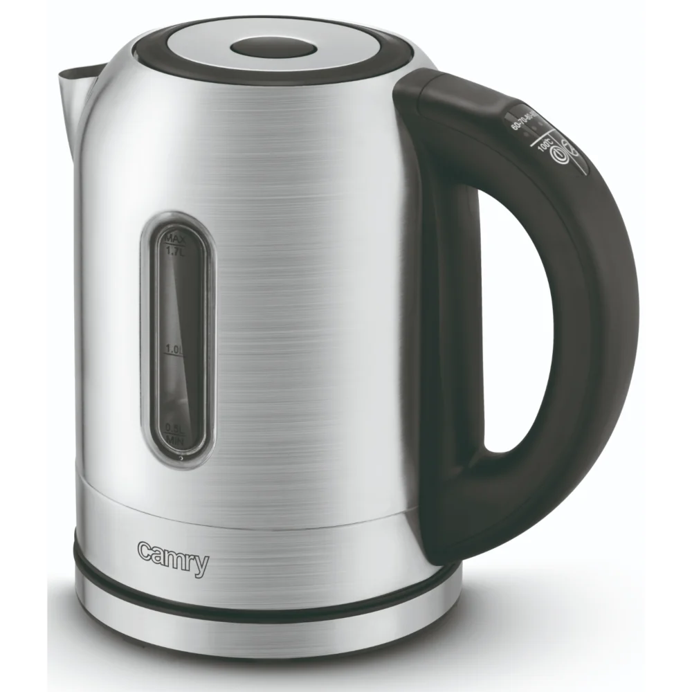 Camry CR 1253 Kettle metal 1,7 L with temp. regul. and color changer - Image 4