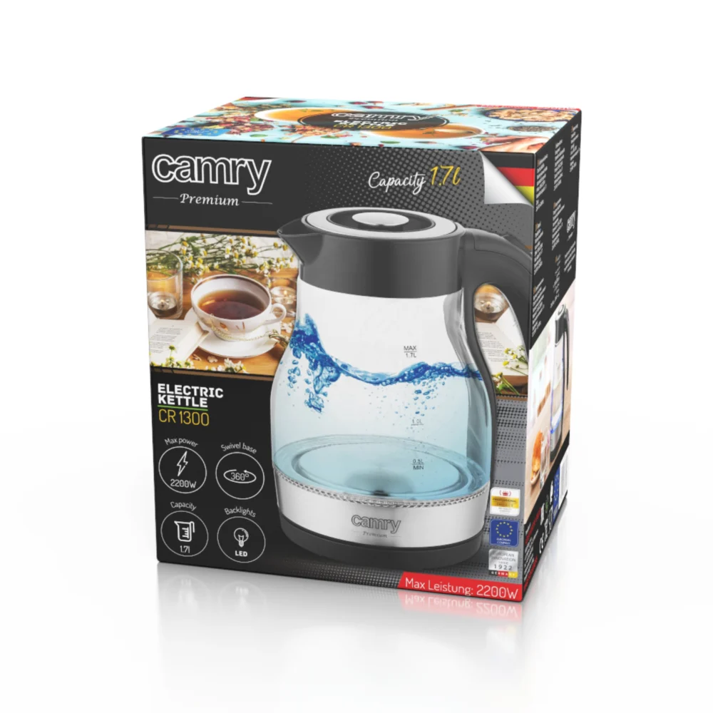 Camry CR 1300 Kettle 1,7 L - Image 2