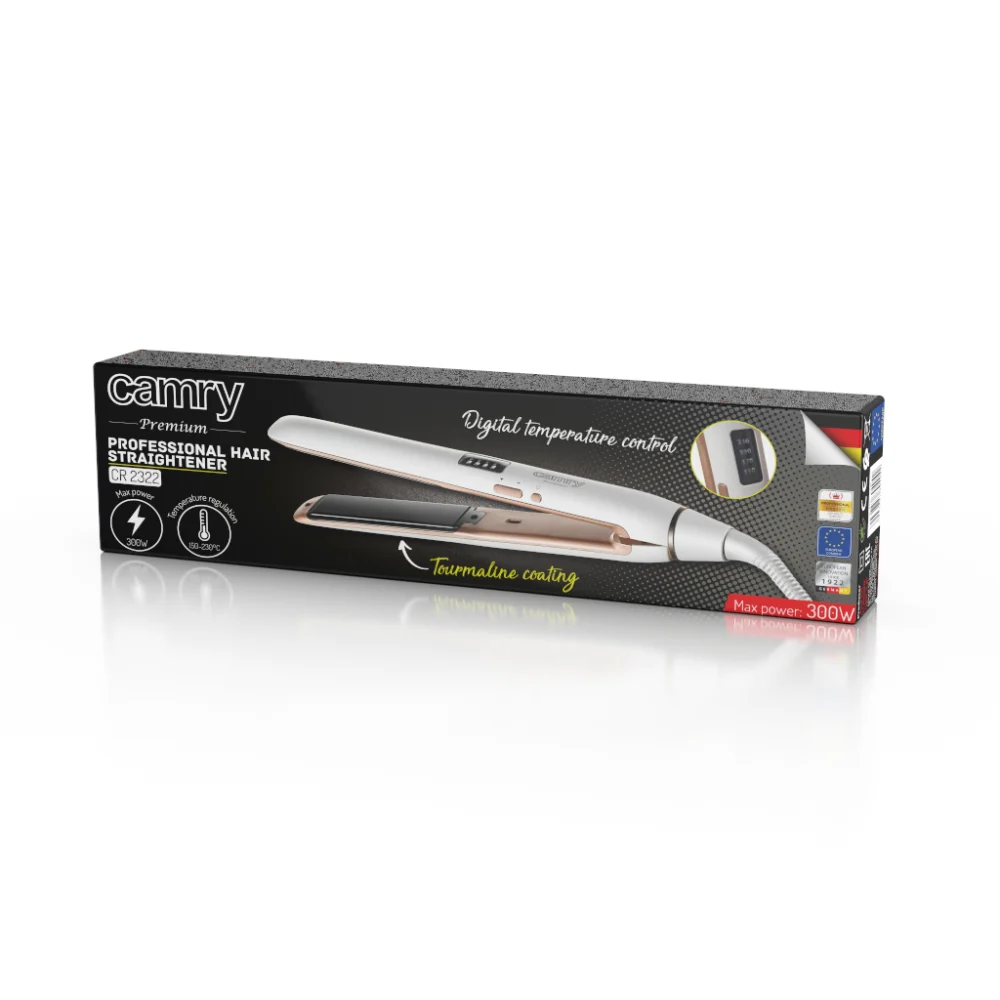 Camry Professional hair straightener ceramic -CR 2322 - Image 2