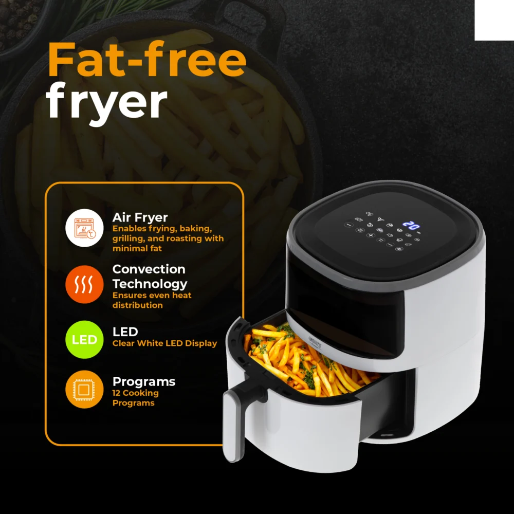 CAMRY 5 LITERS AIRFRYER OVEN- CR-6313 - Image 7