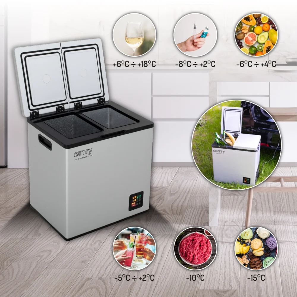 Camry Portable refrigerator 38L with compressor-CR 8076 - Image 8