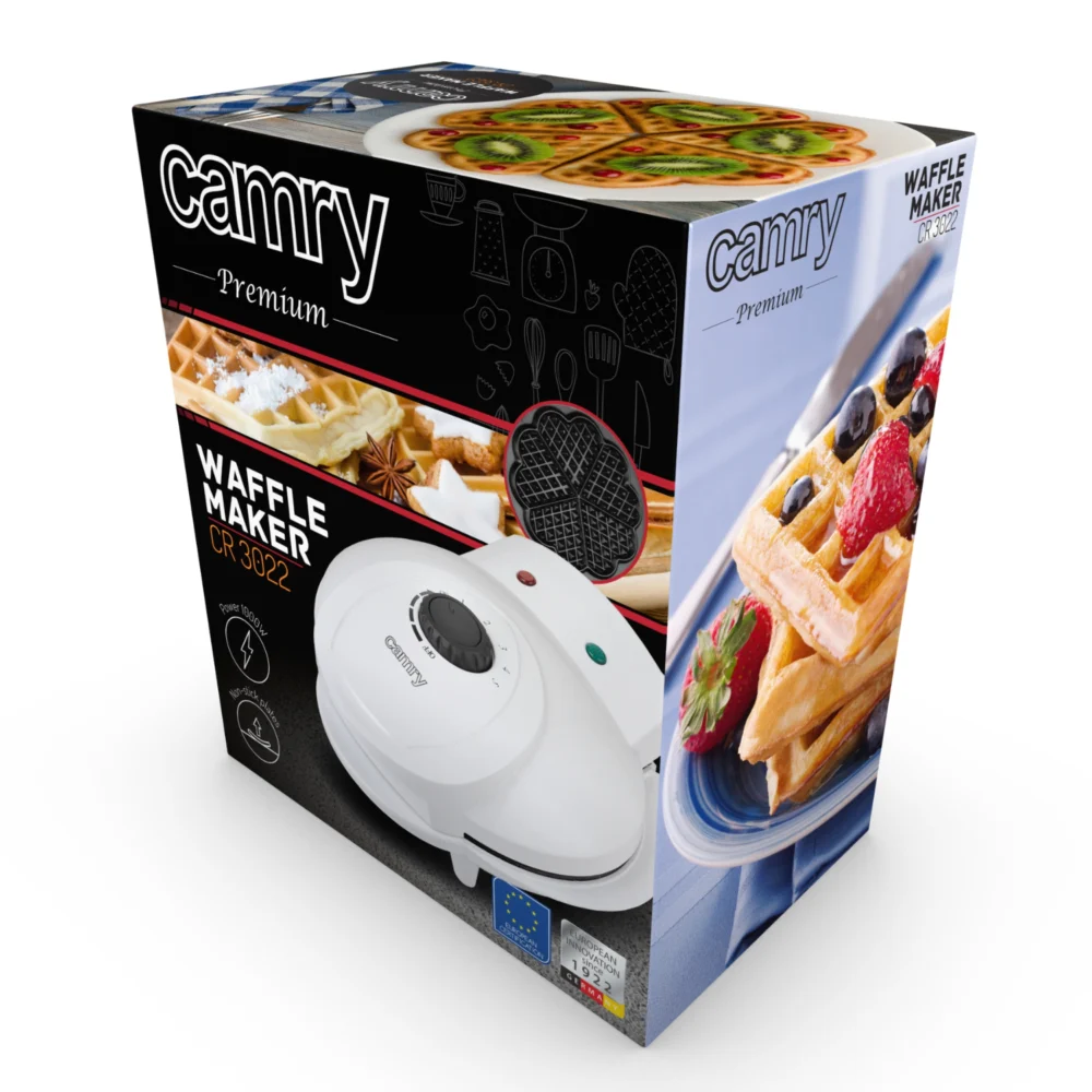 Camry Waffle maker 1000 W-CR 3022 - Image 2