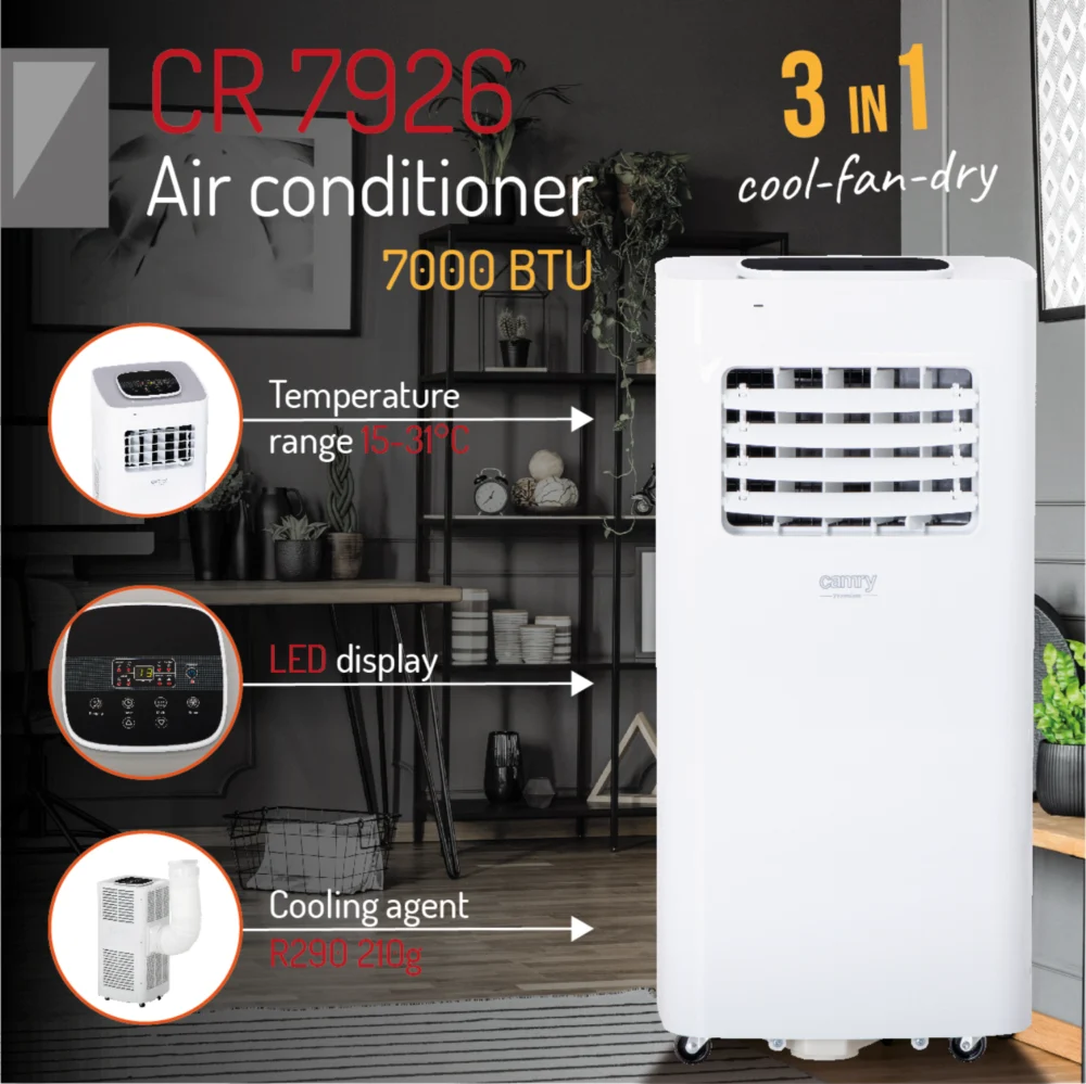 Camry Air conditioner 7000 BTU-CR 7926 - Image 5
