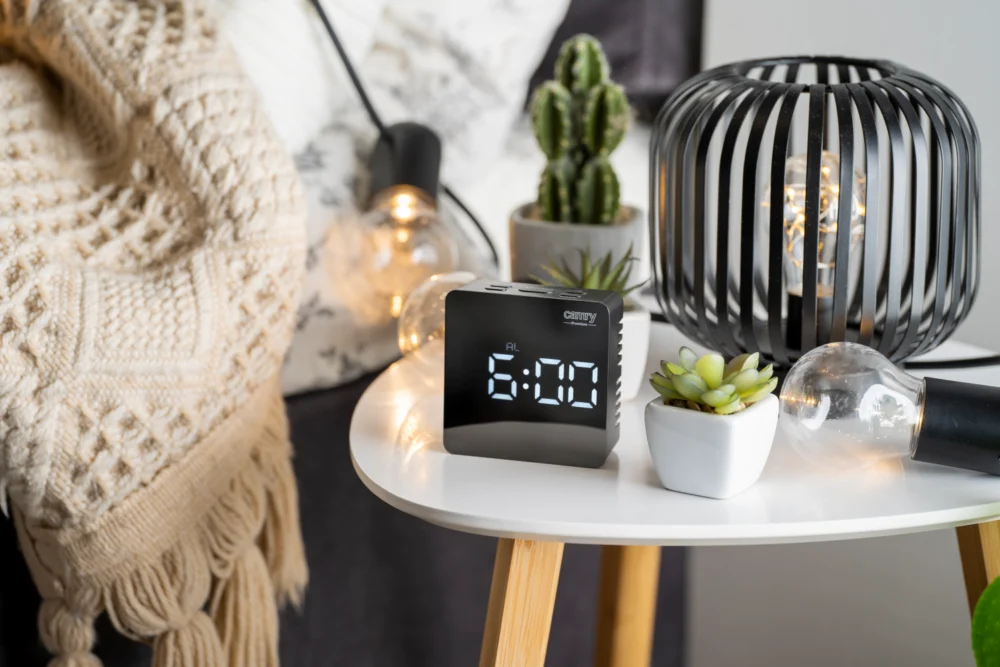 Camry Black Alarmclock-CR 1150 - Image 11