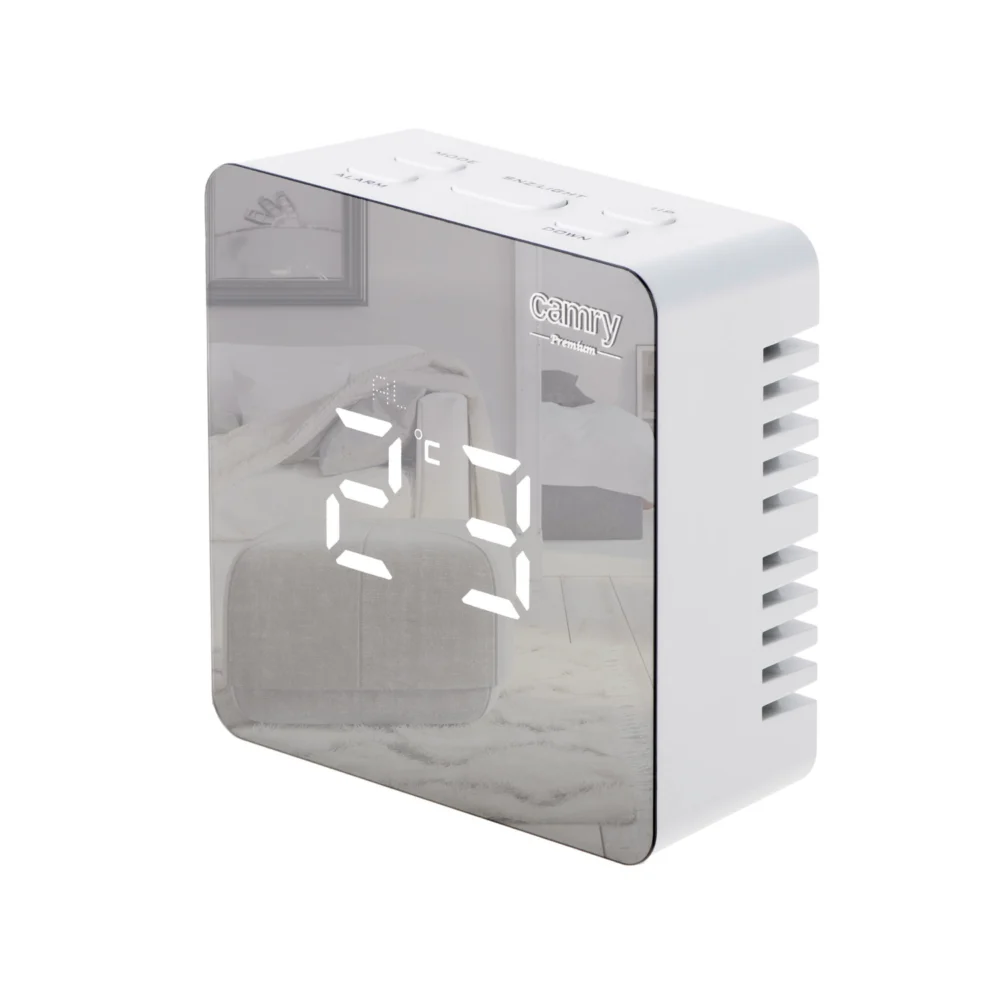 Camry White Alarmclock-CR 1150 - Image 2