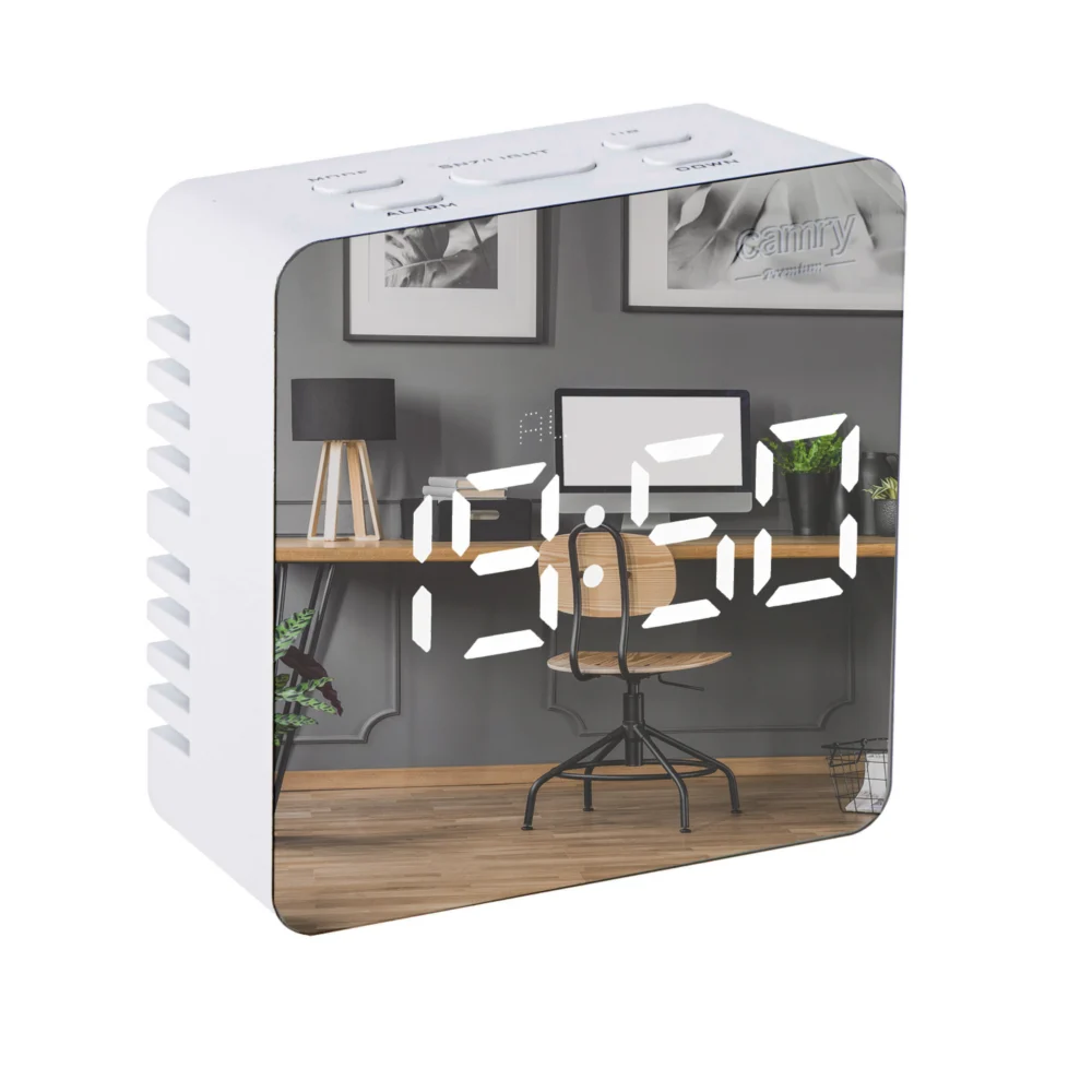 Camry White Alarmclock-CR 1150 - Image 3