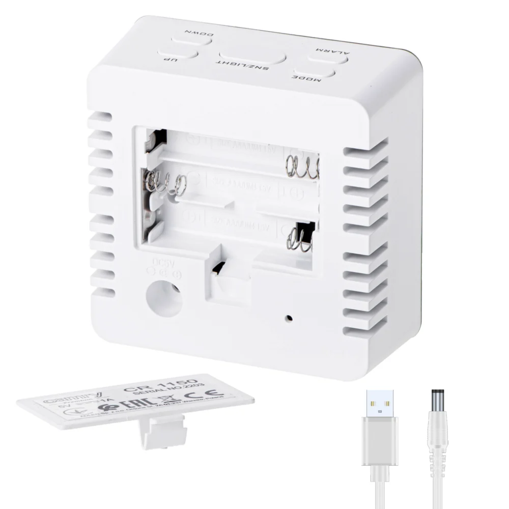 Camry White Alarmclock-CR 1150 - Image 6