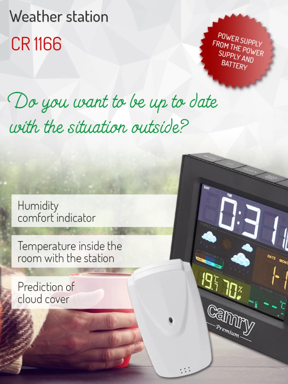 Camry Weather station-CR 1166 - Image 10