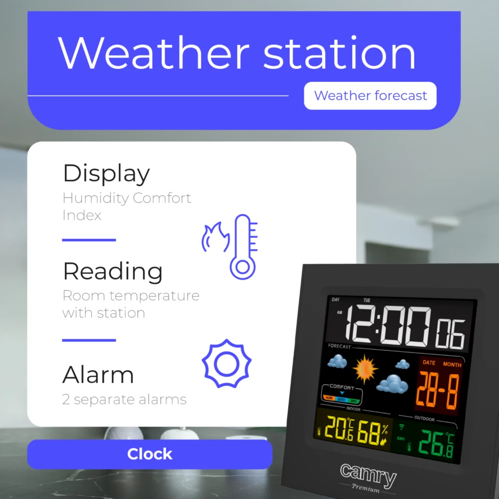 Camry Weather station-CR 1166 - Image 5