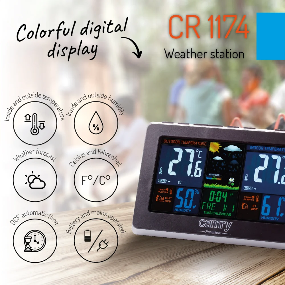 Camry Weather station-CR 1174 - Image 6