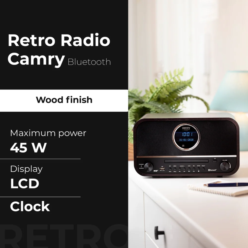 Camry Radio Retro- CR 1182 - Image 4