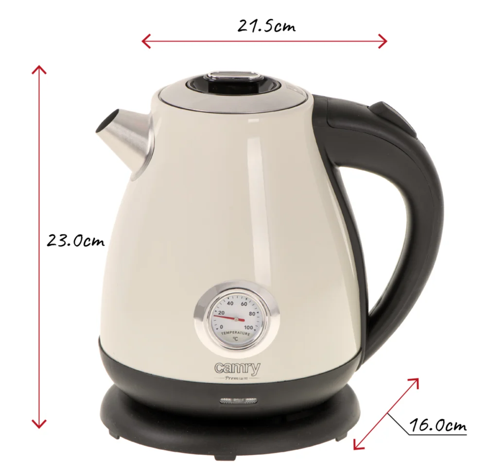 Camry Creme Electric kettle with a thermometer 1,7L-CR 1344 - Image 7