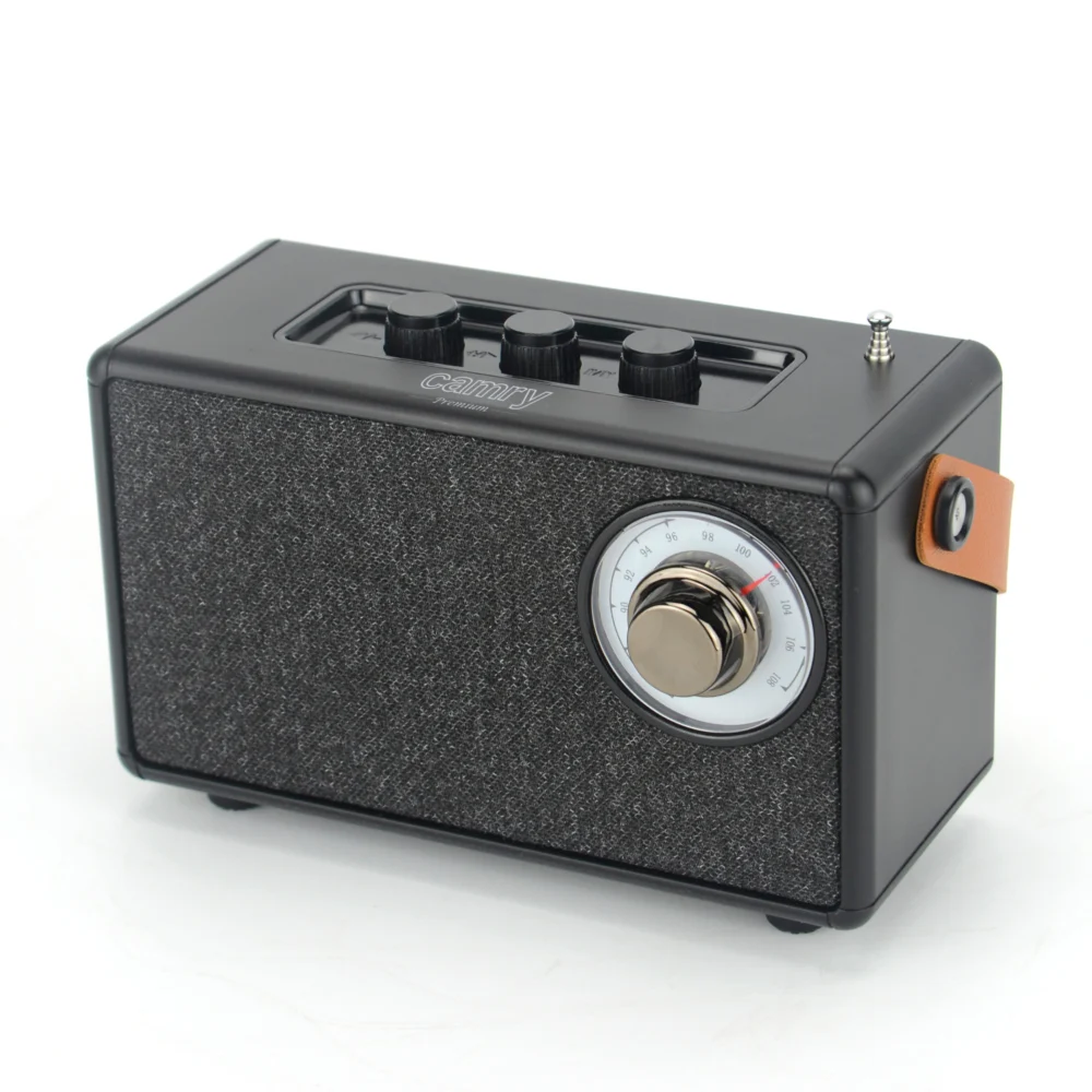 Camry Black Radio FM with Bluetooth New-CR 1902 - Image 8