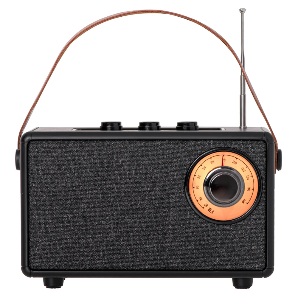 Camry Black Radio FM with Bluetooth New-CR 1902