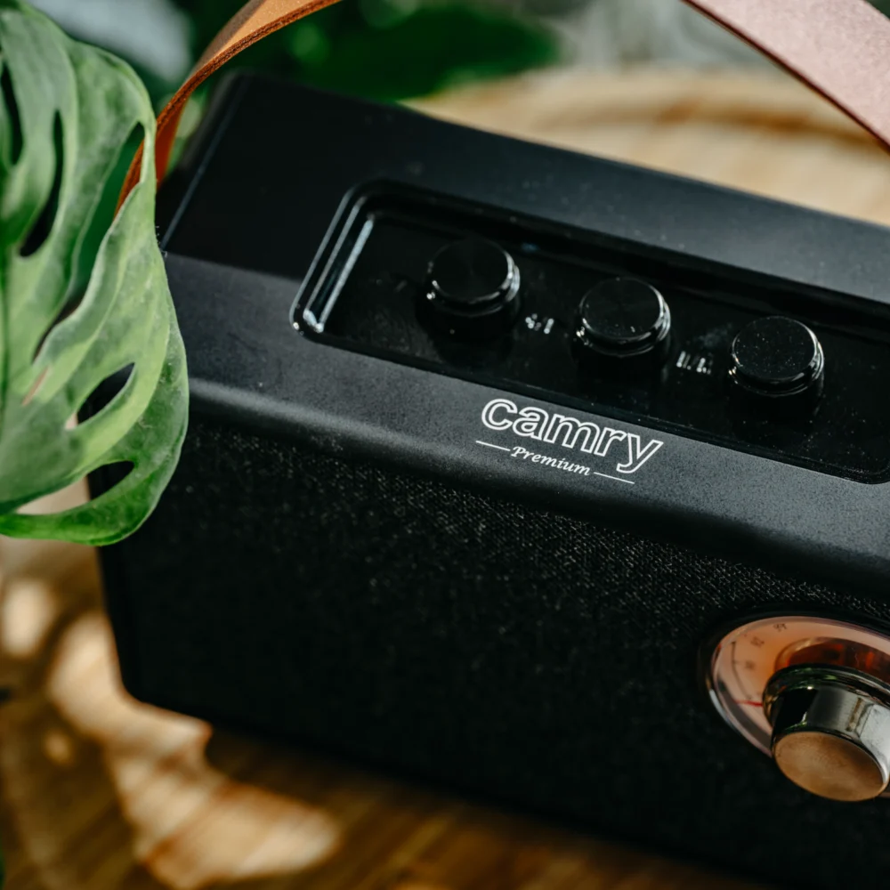Camry Black Radio FM with Bluetooth New-CR 1902 - Image 7