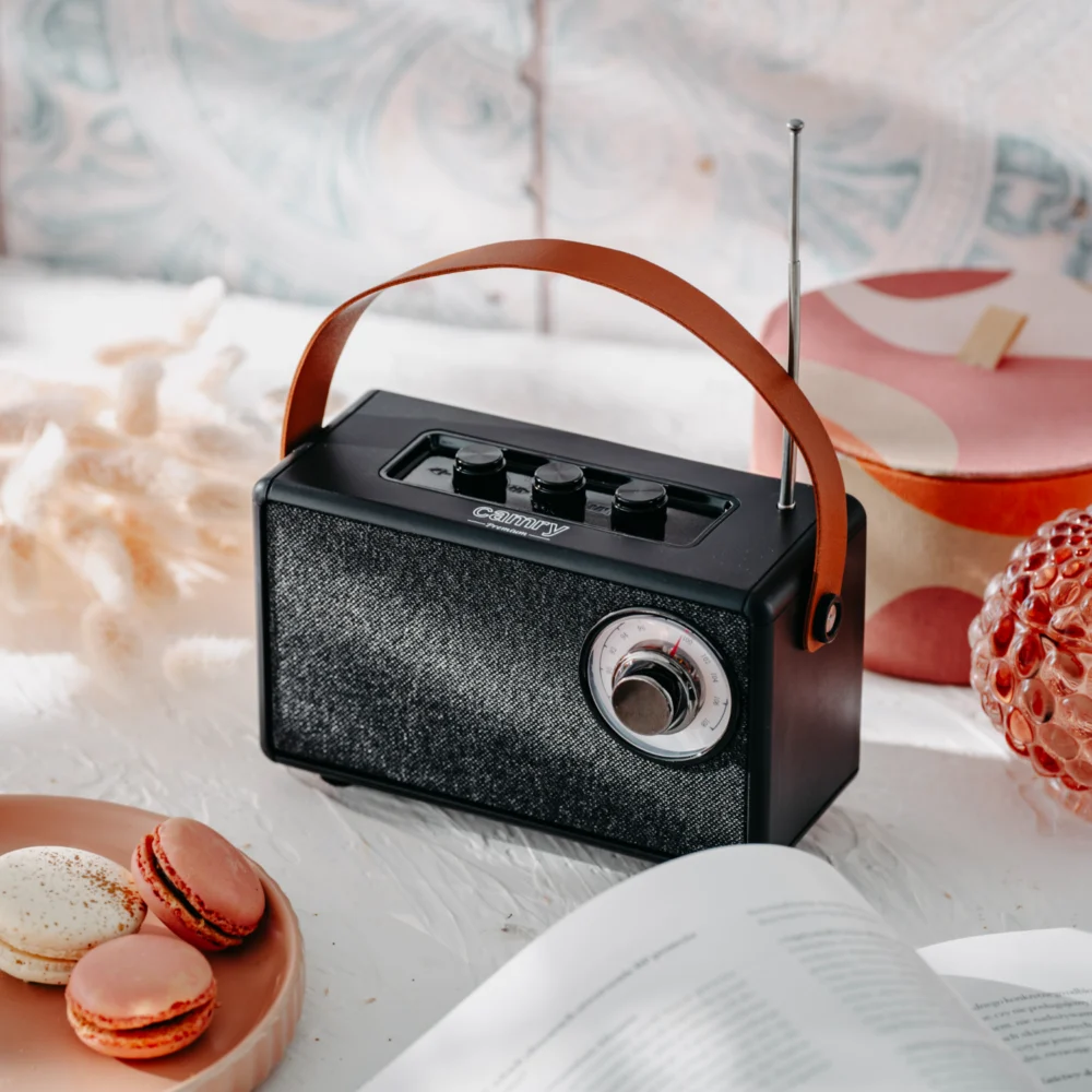 Camry Black Radio FM with Bluetooth New-CR 1902 - Image 10