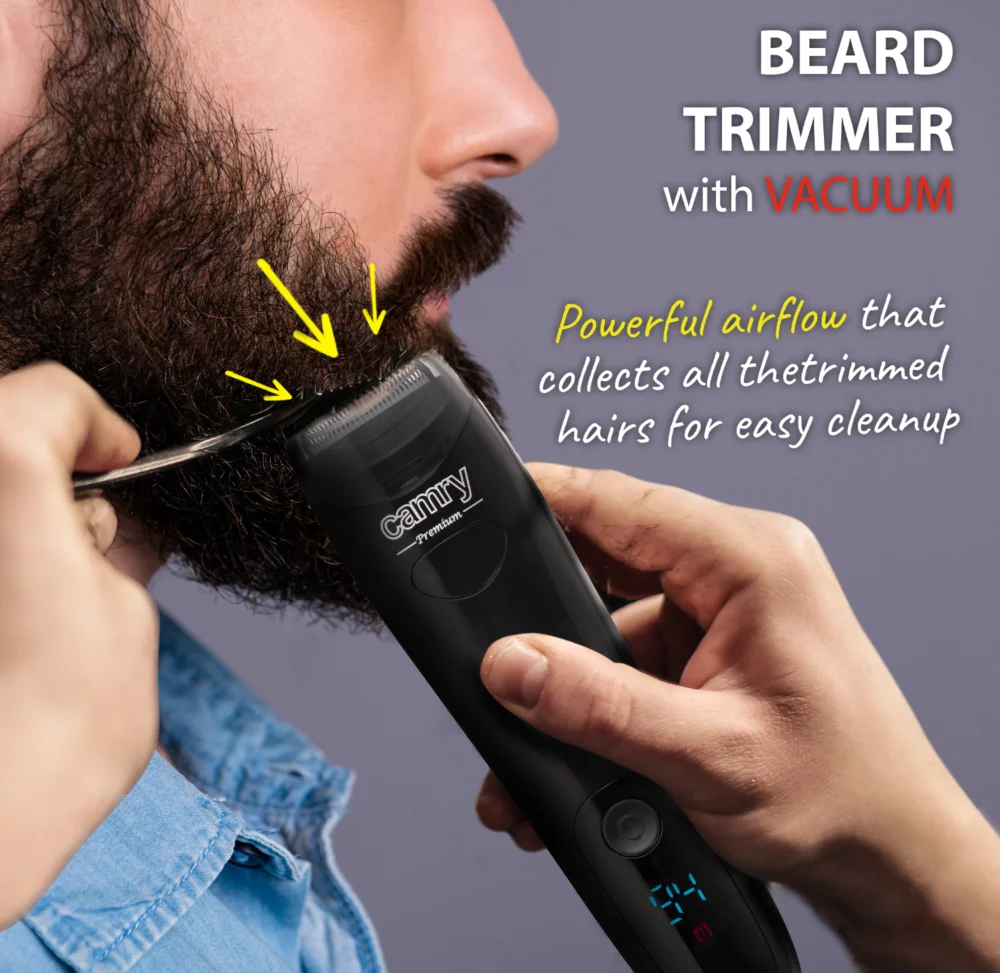 Camry Vacuum beard trimmer-CR 2833 - Image 7