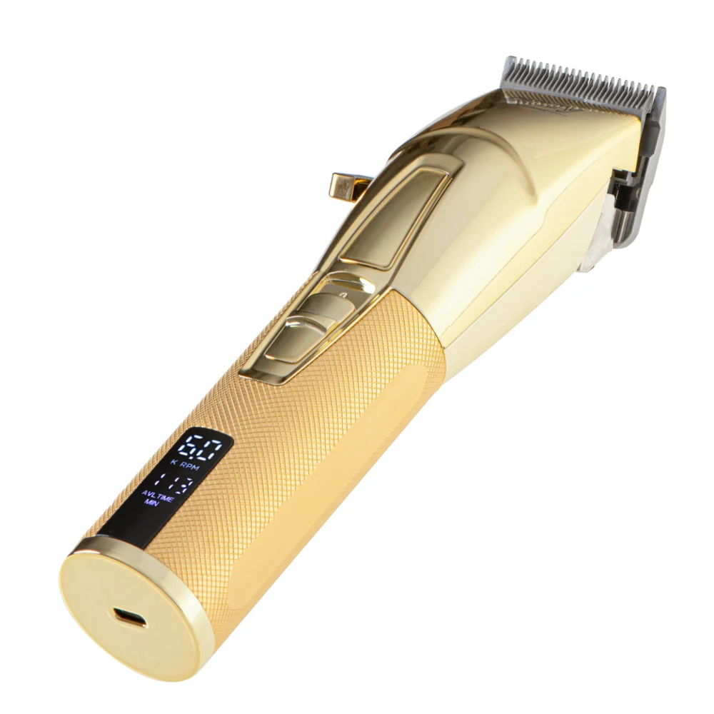 Camry Gold Premium Metallic Hair Clipper with LCD- CR 2835 - Image 8