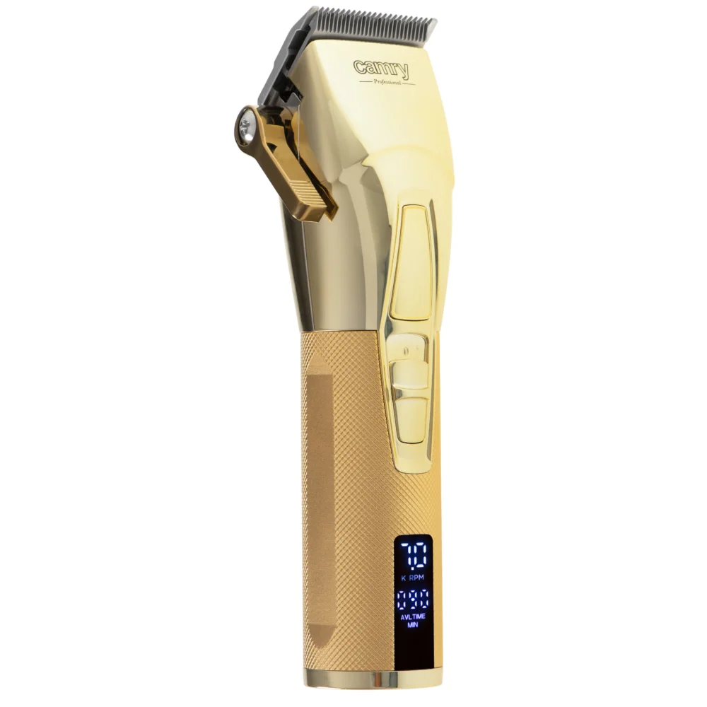 Camry Gold Premium Metallic Hair Clipper with LCD- CR 2835