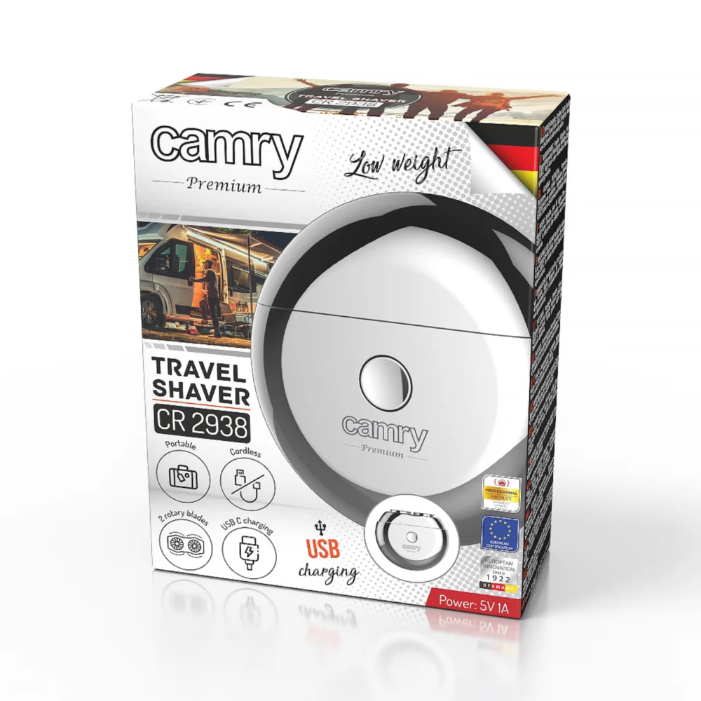 Camry Travel Shaver 2 heads-CR 2938 - Image 12