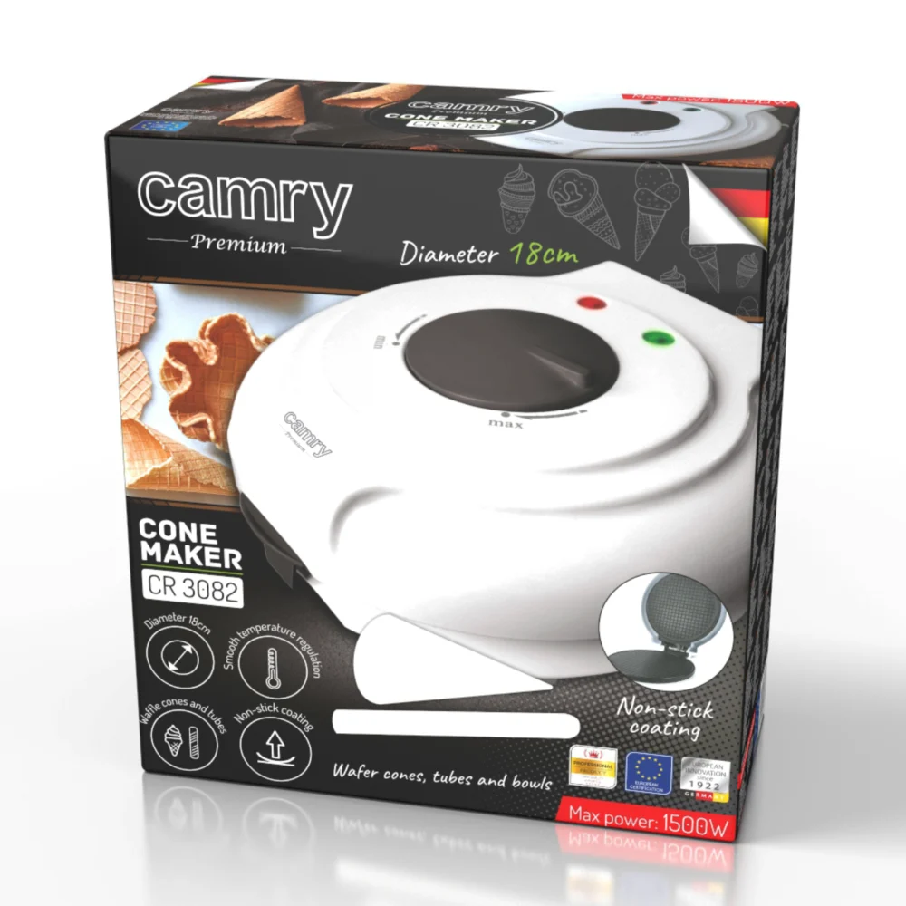 Camry CR 3082 Waffle Maker/Cone Maker - Image 2