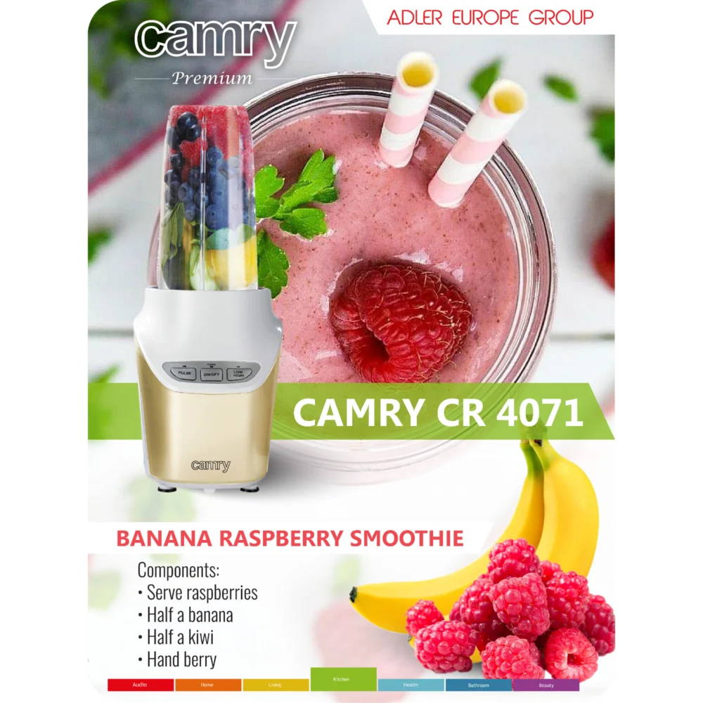 Camry Personal Blender POWERFUL NUTRI-CR 4071 - Image 3