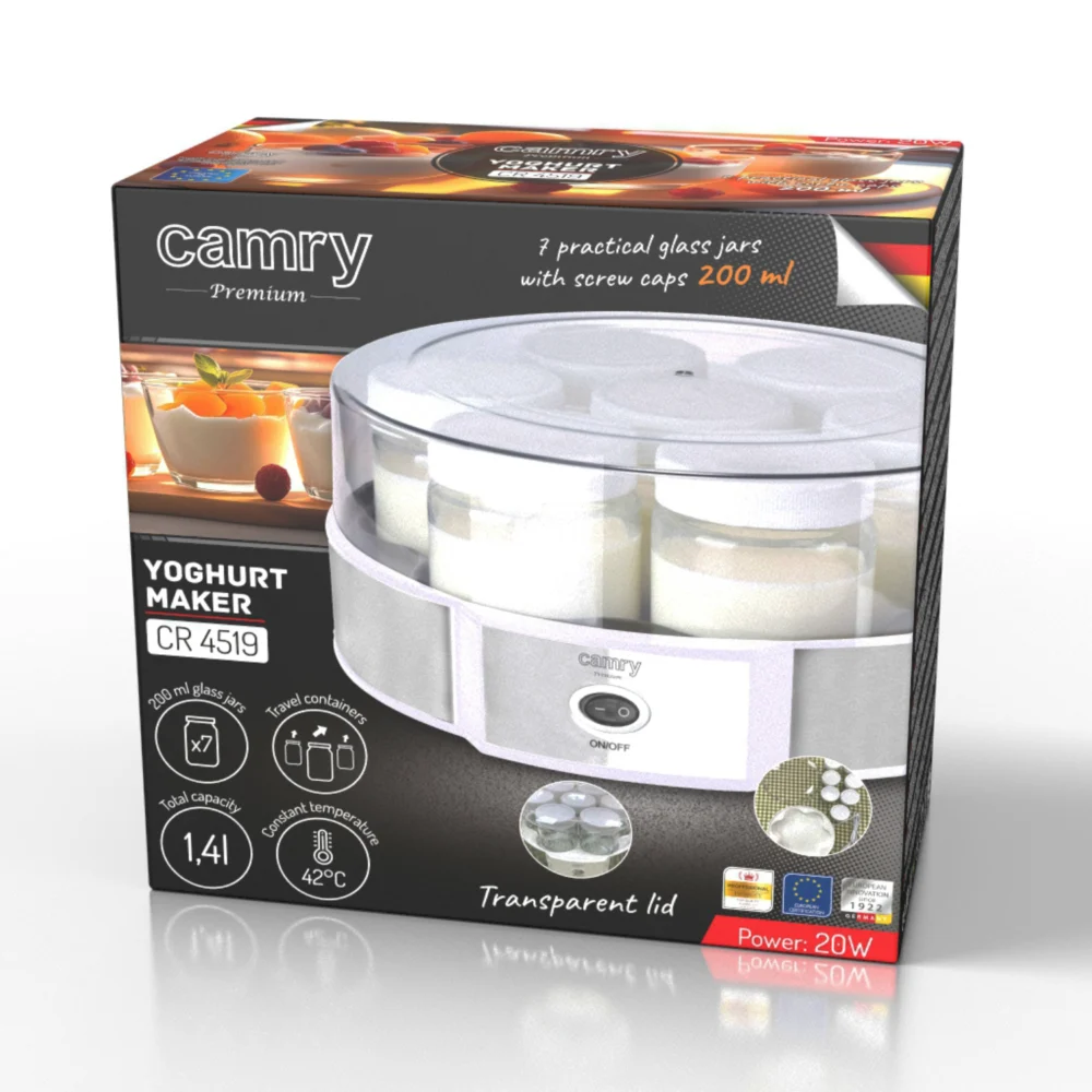 Camry Yogurt Maker-CR 4519 - Image 11