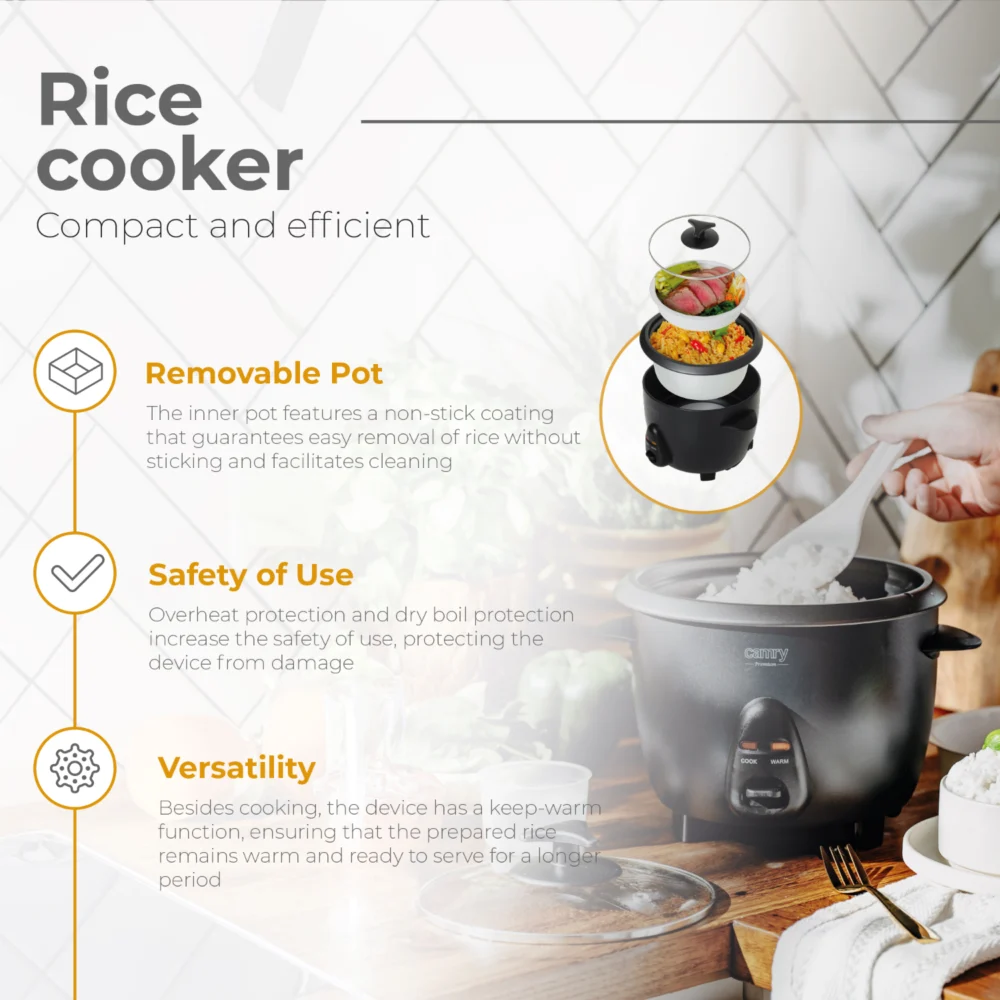 Camry Rice cooker-CR 6419 - Image 9
