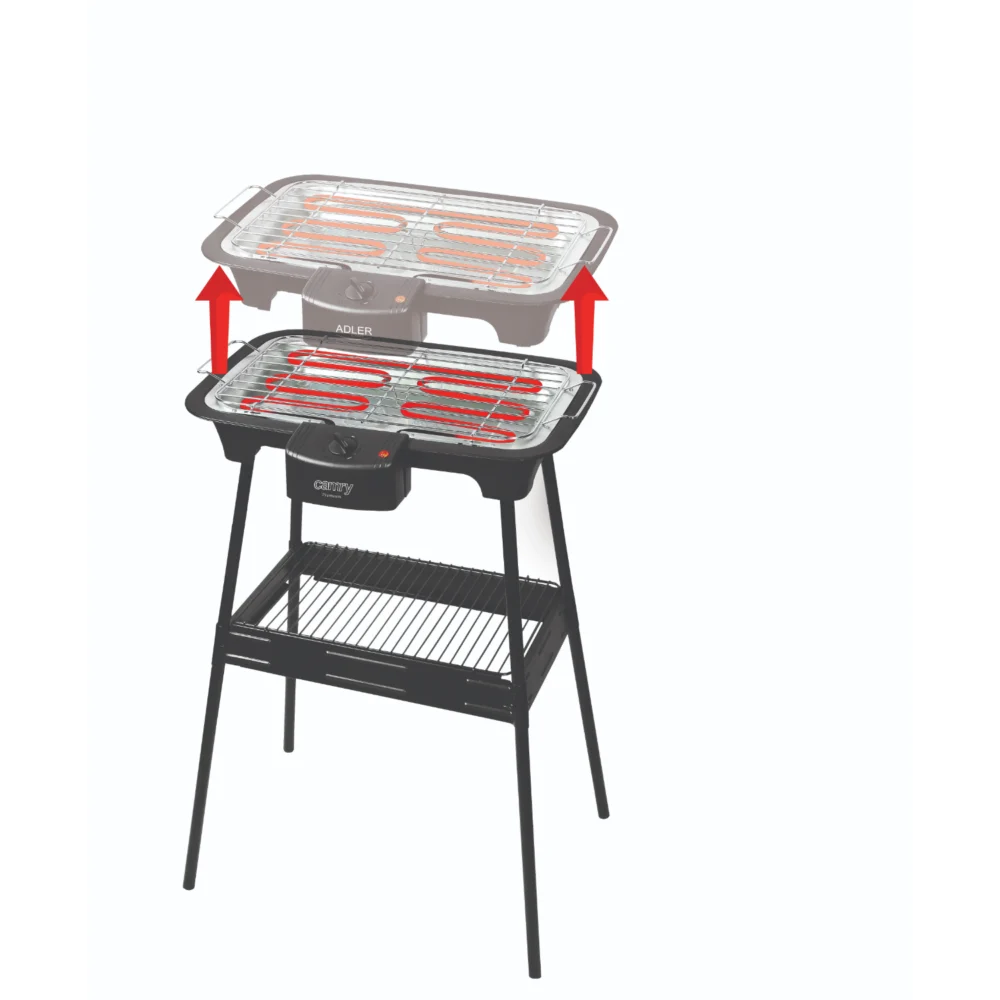 Camry CR 6612 Grill electric with removable heater - Image 3