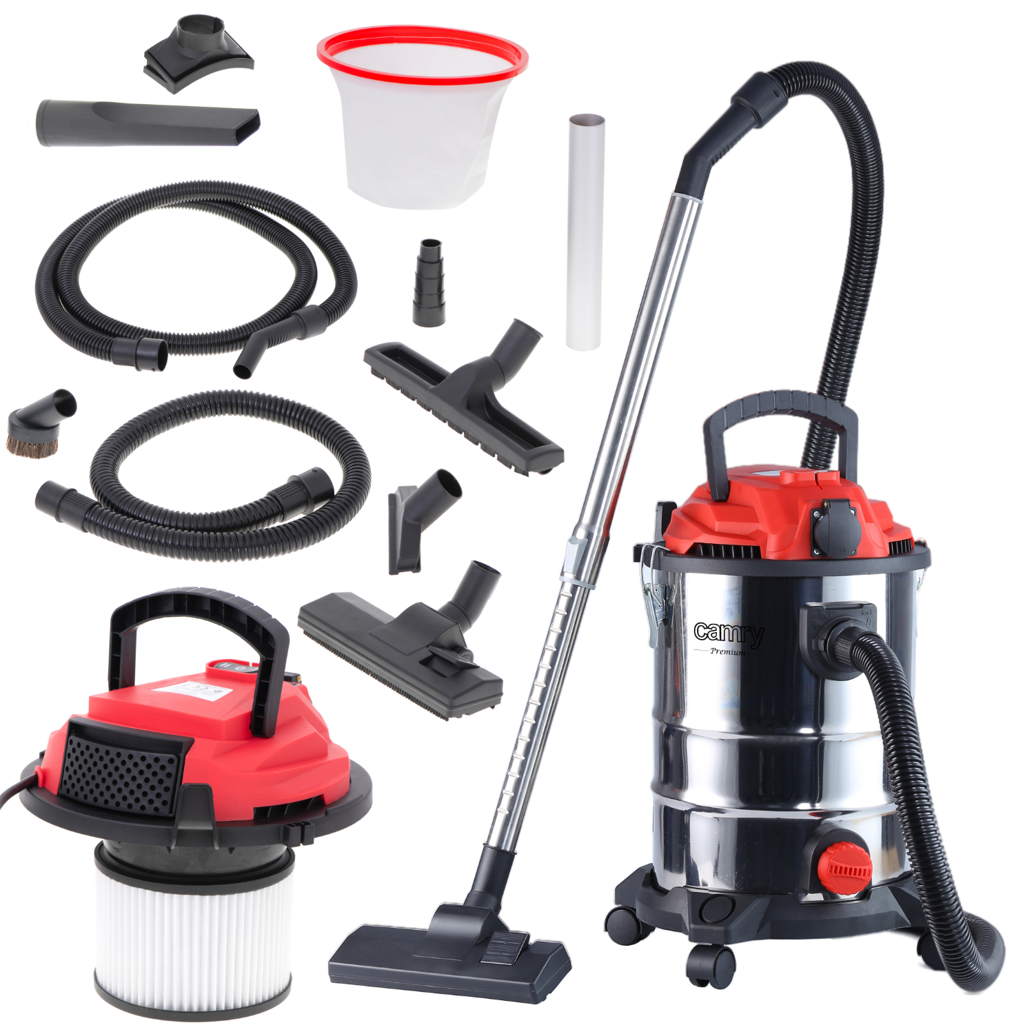 Camry CR 7045 Professional industrial vacuum cleaner with tool socket - Image 13