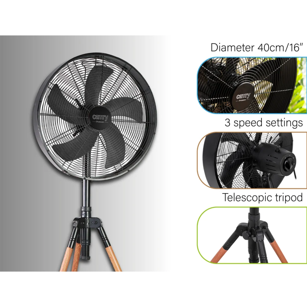 Camry Tripod Loft fan 40cm / 16”-CR 7329 - Image 10