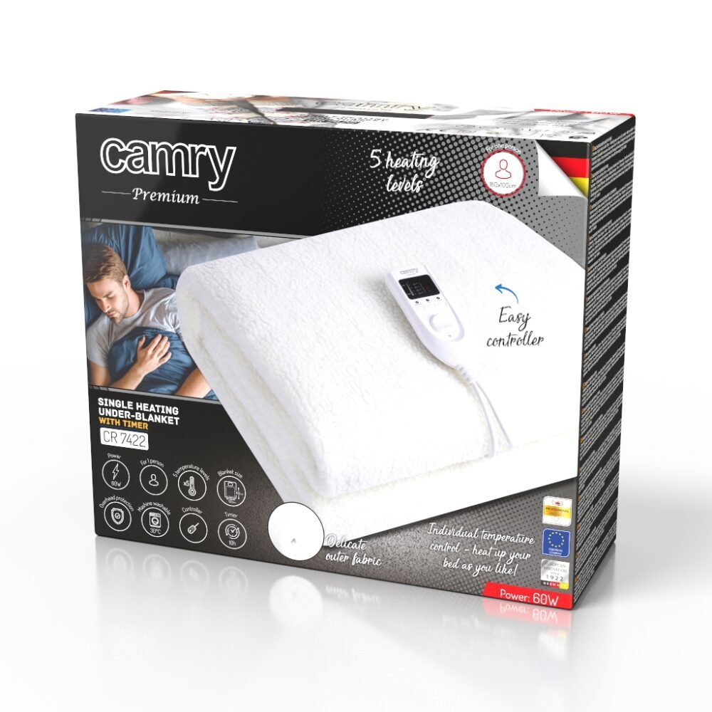 Camry Electric heating under-blanket with timer (1)-CR 7422 - Image 4