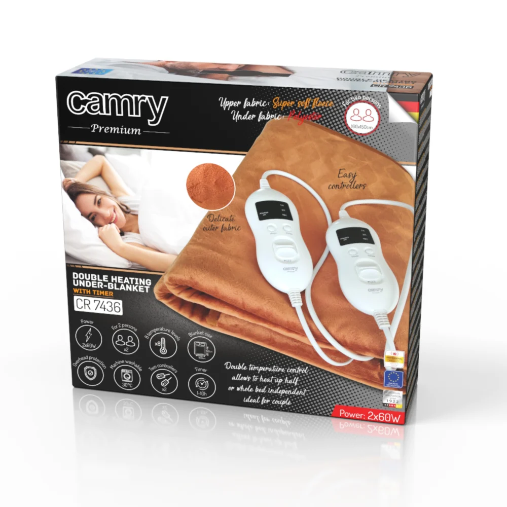 Camry Electric heating under-blanket with timer (2)-CR 7436 - Image 9