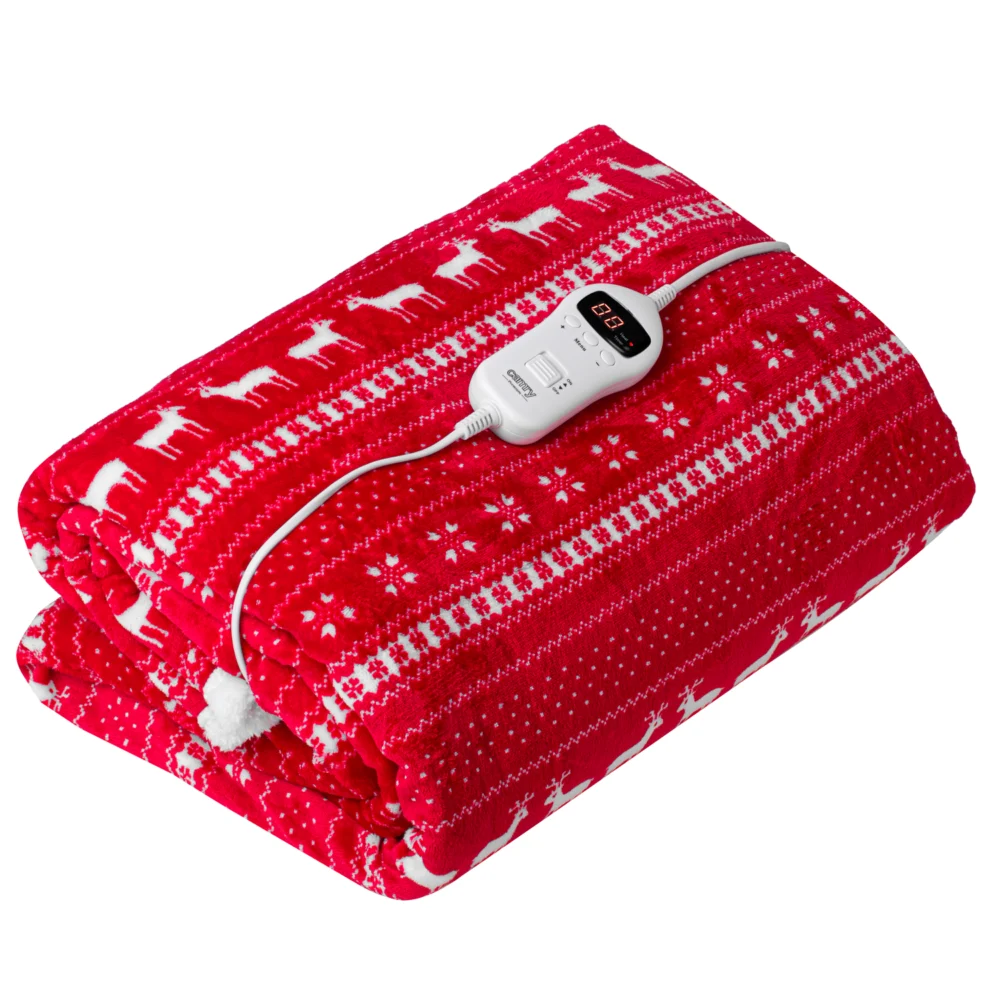 Camry Electric heating throw blanket with timer (1) SUPER SOFT- CR 7441