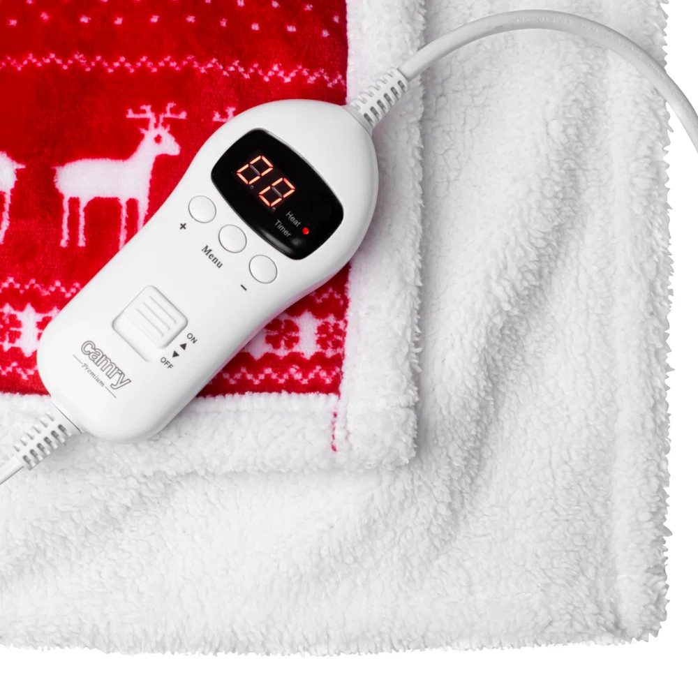 Camry Electric heating throw blanket with timer (1) SUPER SOFT- CR 7441 - Image 3