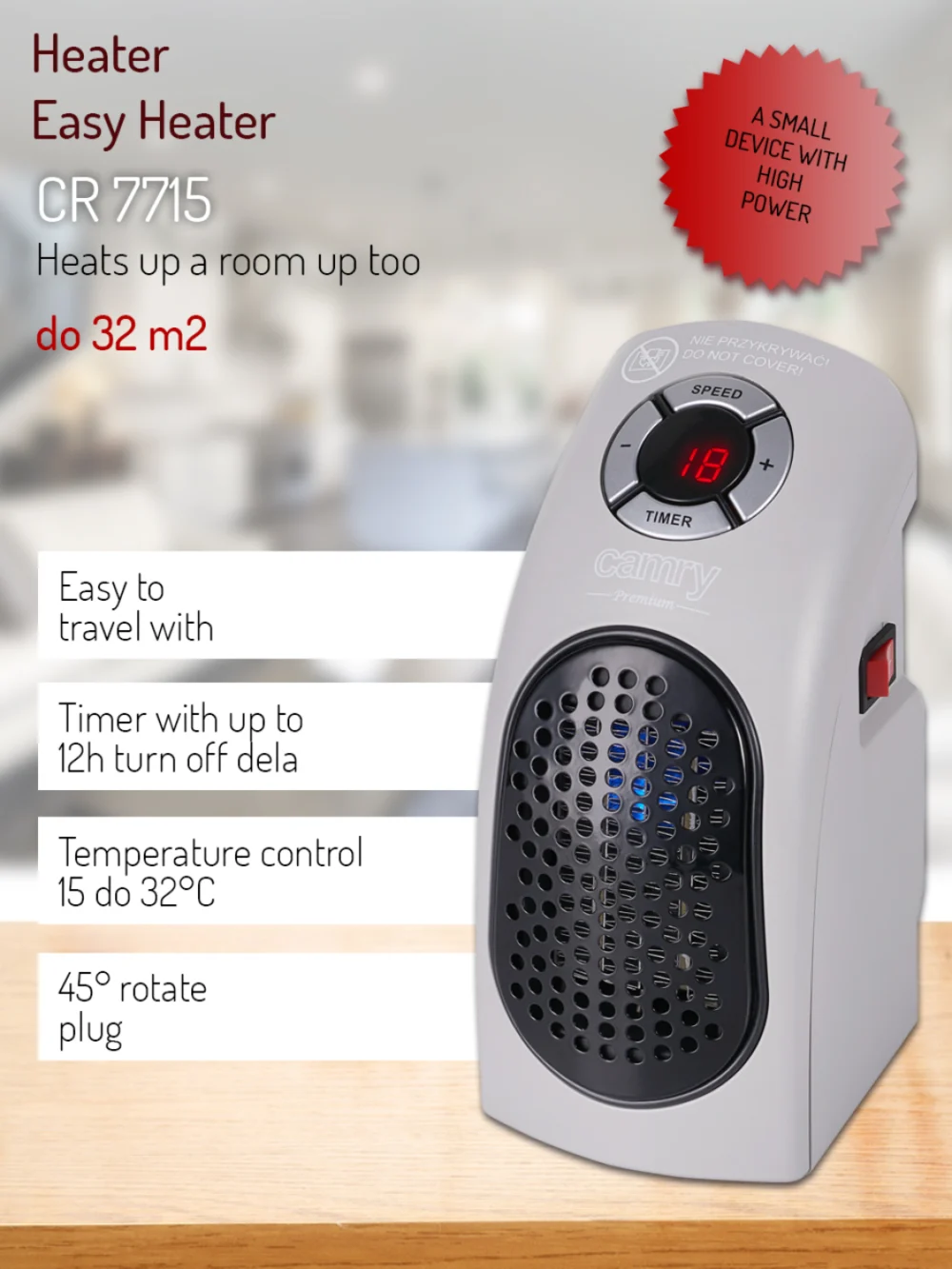 Camry CR 7715 Heater-CR 7715 - Image 9