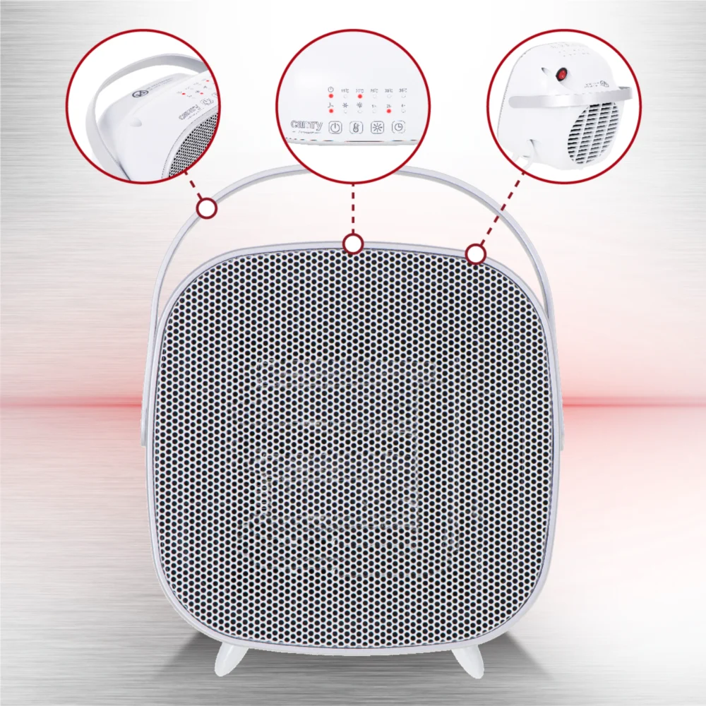 Camry Ceramic heater with LED- CR 7732 - Image 2