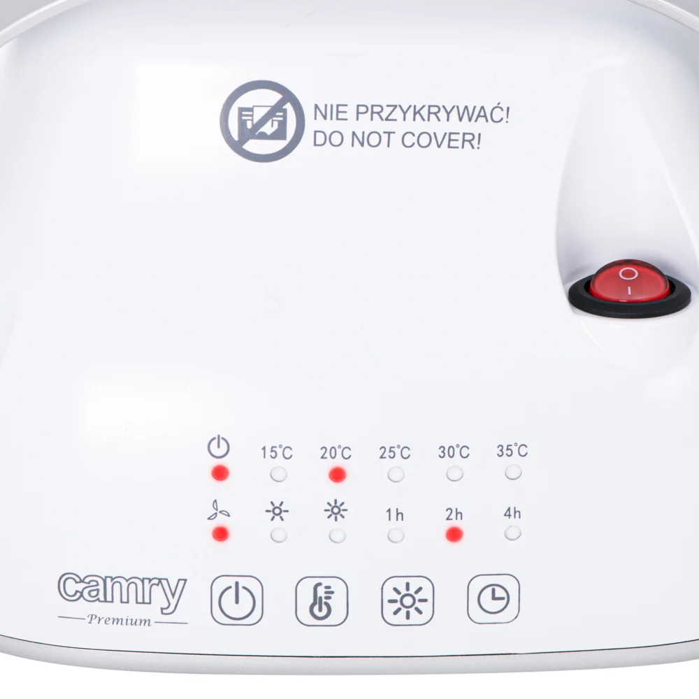 Camry Ceramic heater with LED- CR 7732 - Image 8
