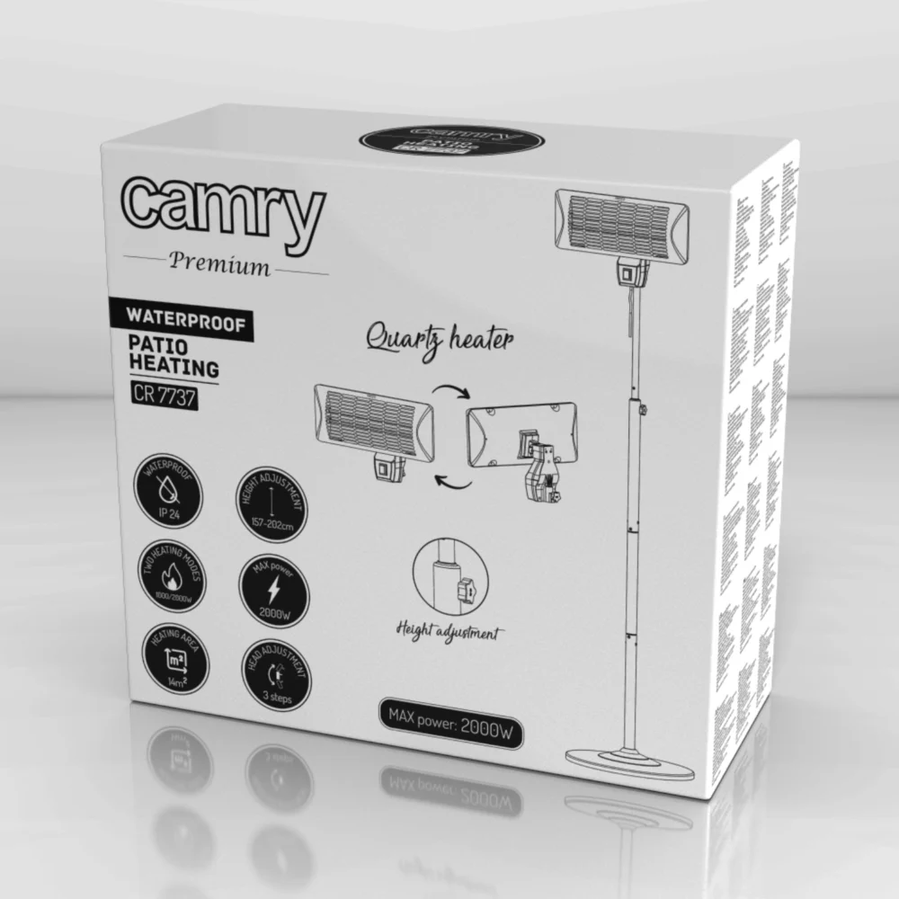 Camry Patio heater, standing-CR 7737 - Image 12