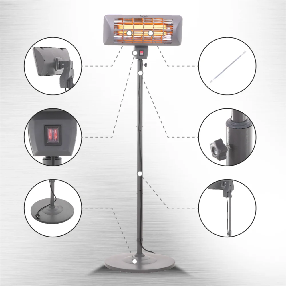 Camry Patio heater, standing-CR 7737 - Image 3