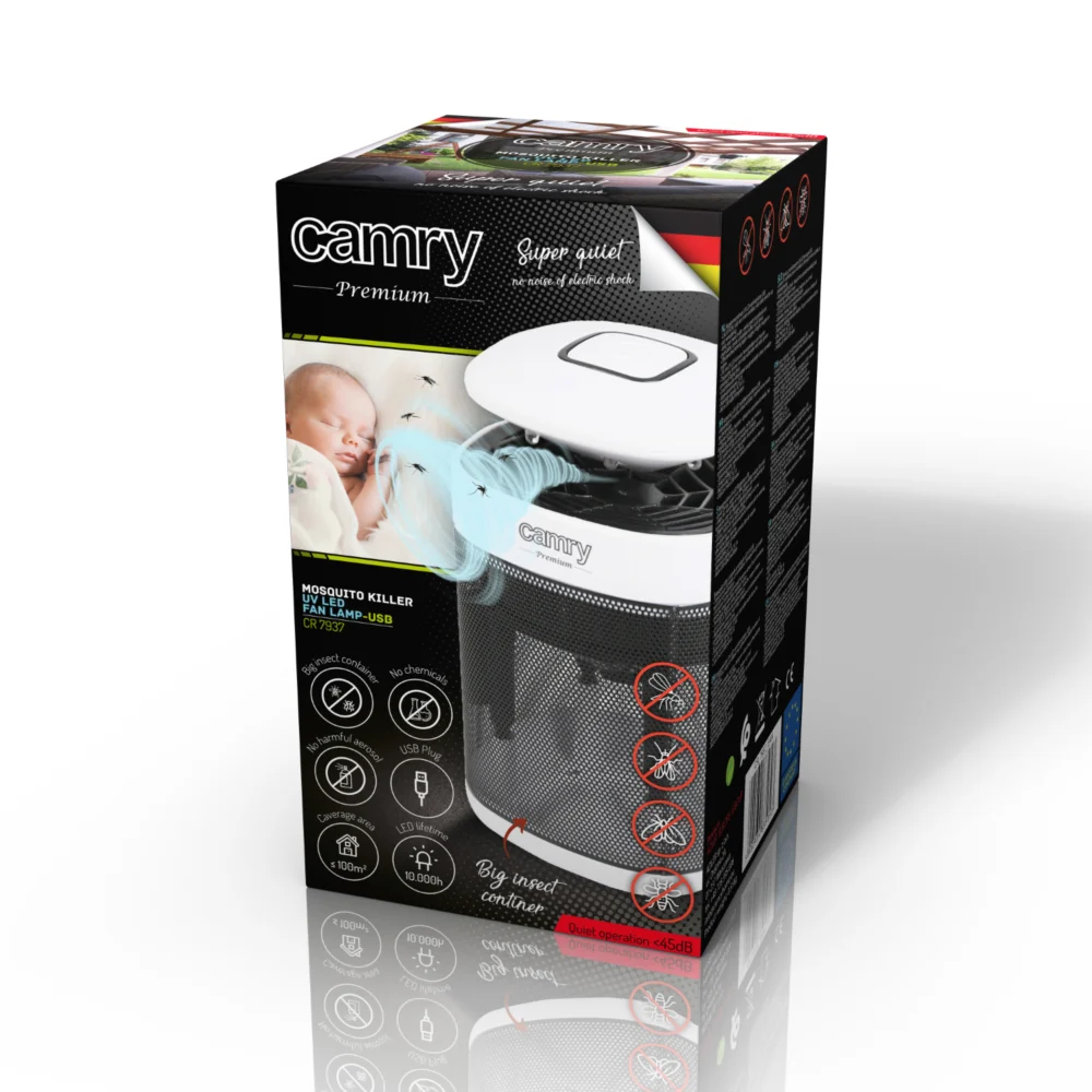 Camry Mosquito killer UV LED fan lamp USB-CR 7937 - Image 12