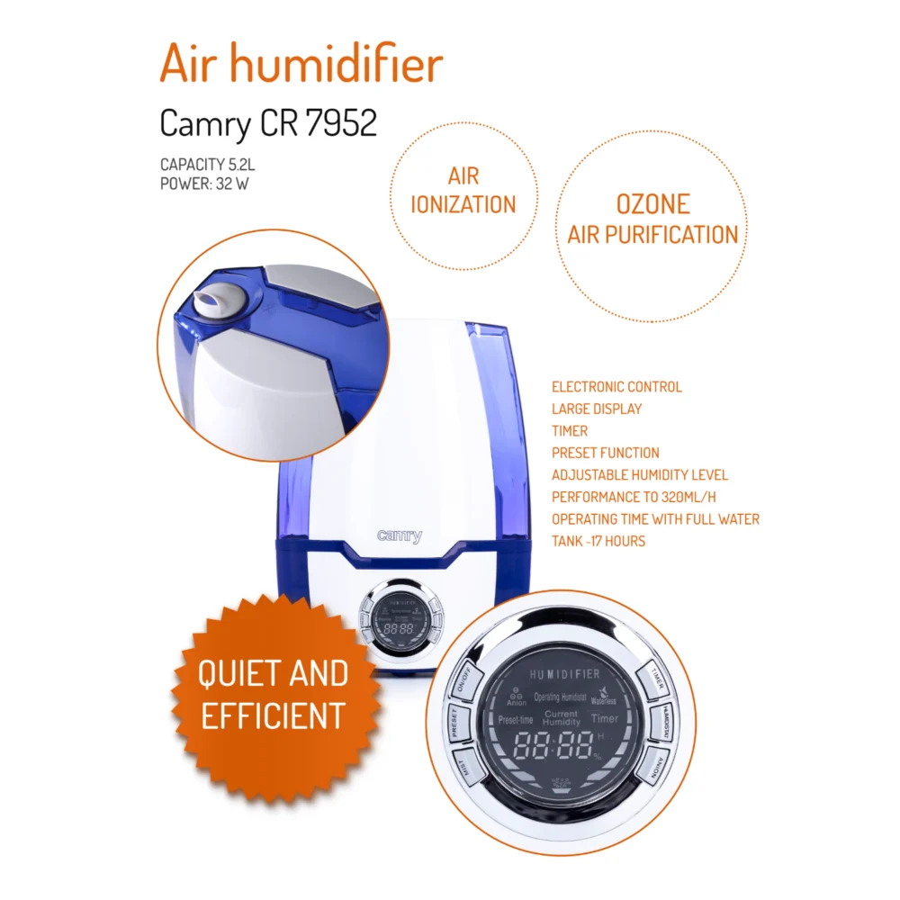 Camry Air humidifier-CR 7952 - Image 5