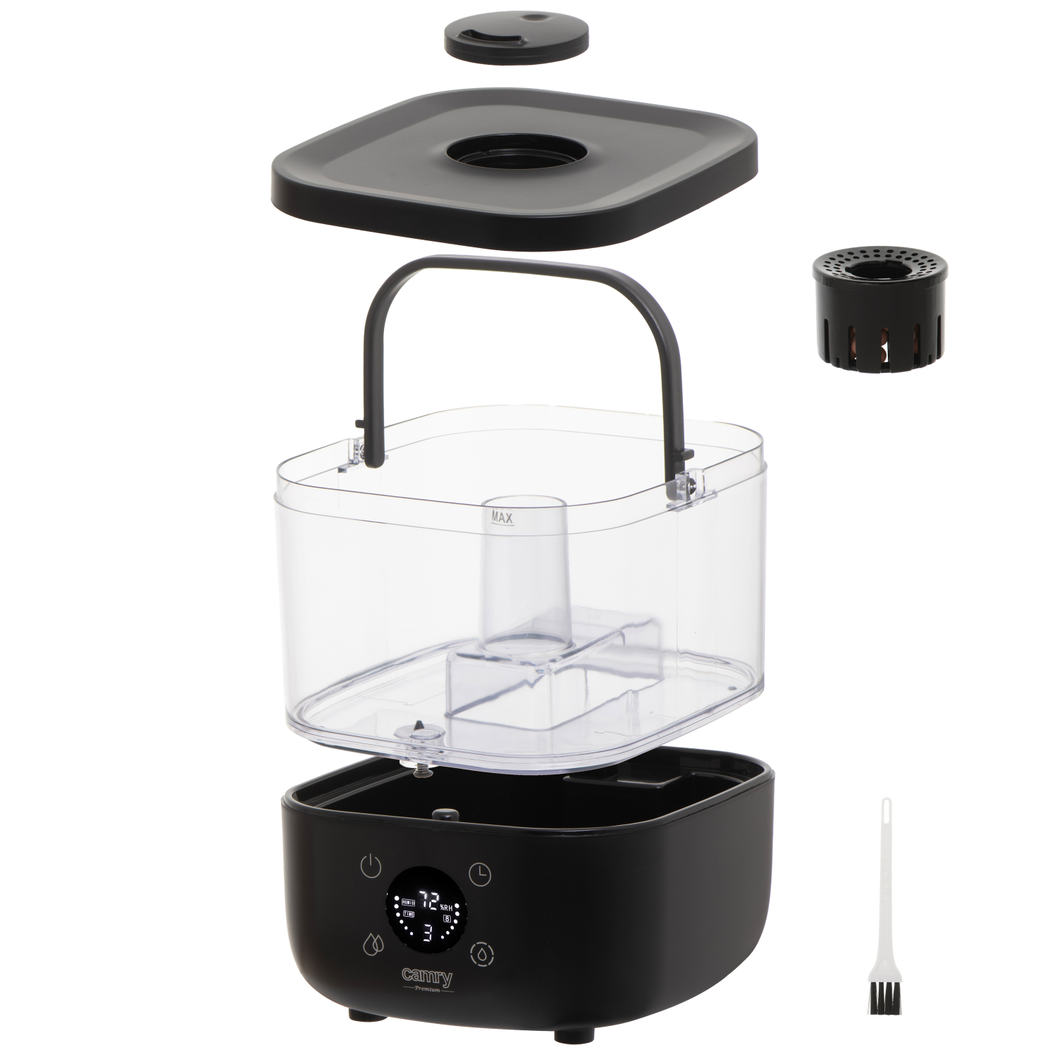 Camry Black Ultrasonic Humidifier- CR 7973 - Image 13