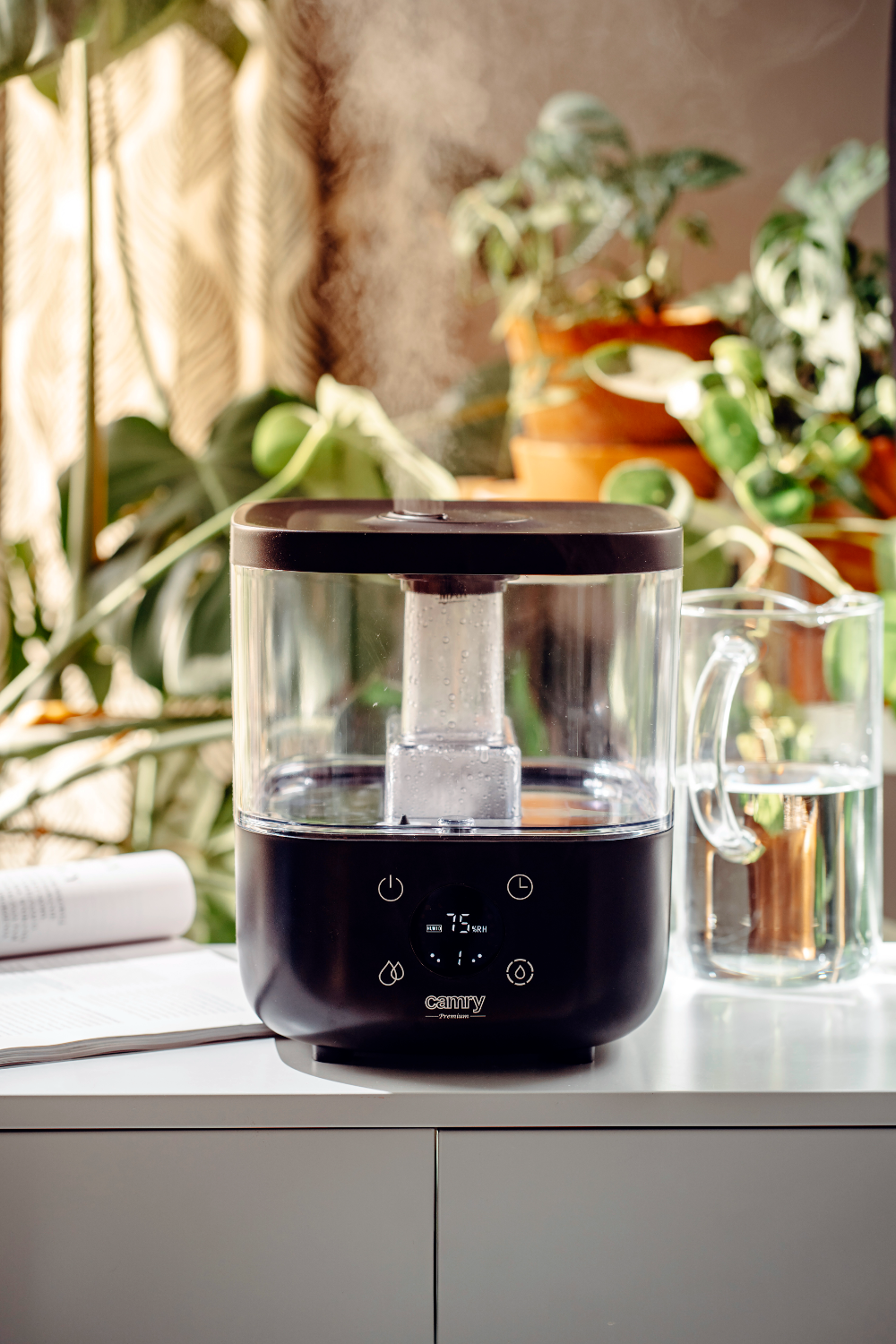 Camry Black Ultrasonic Humidifier- CR 7973 - Image 6